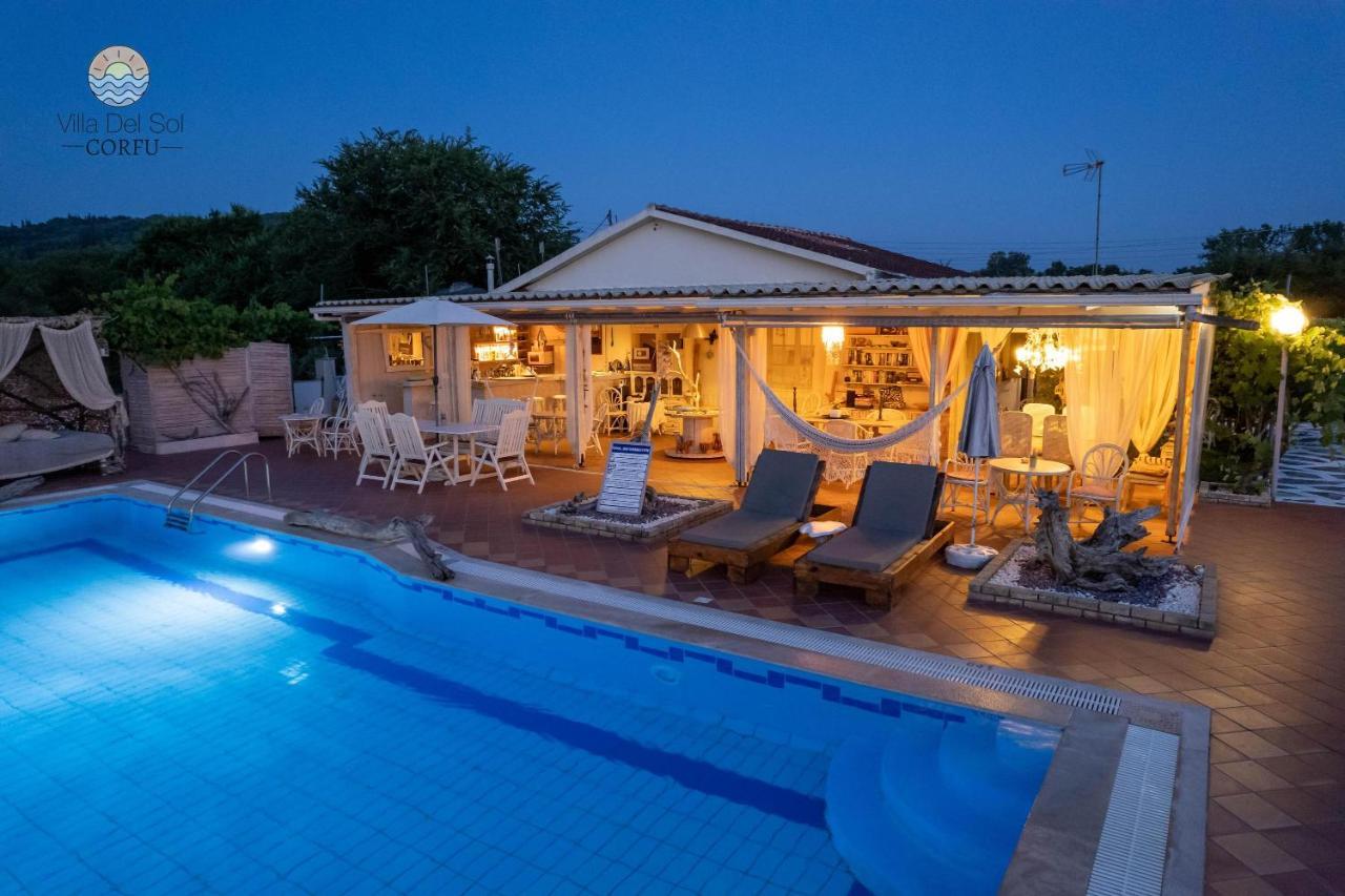 Villa Del Sol Corfu Sidárion Esterno foto