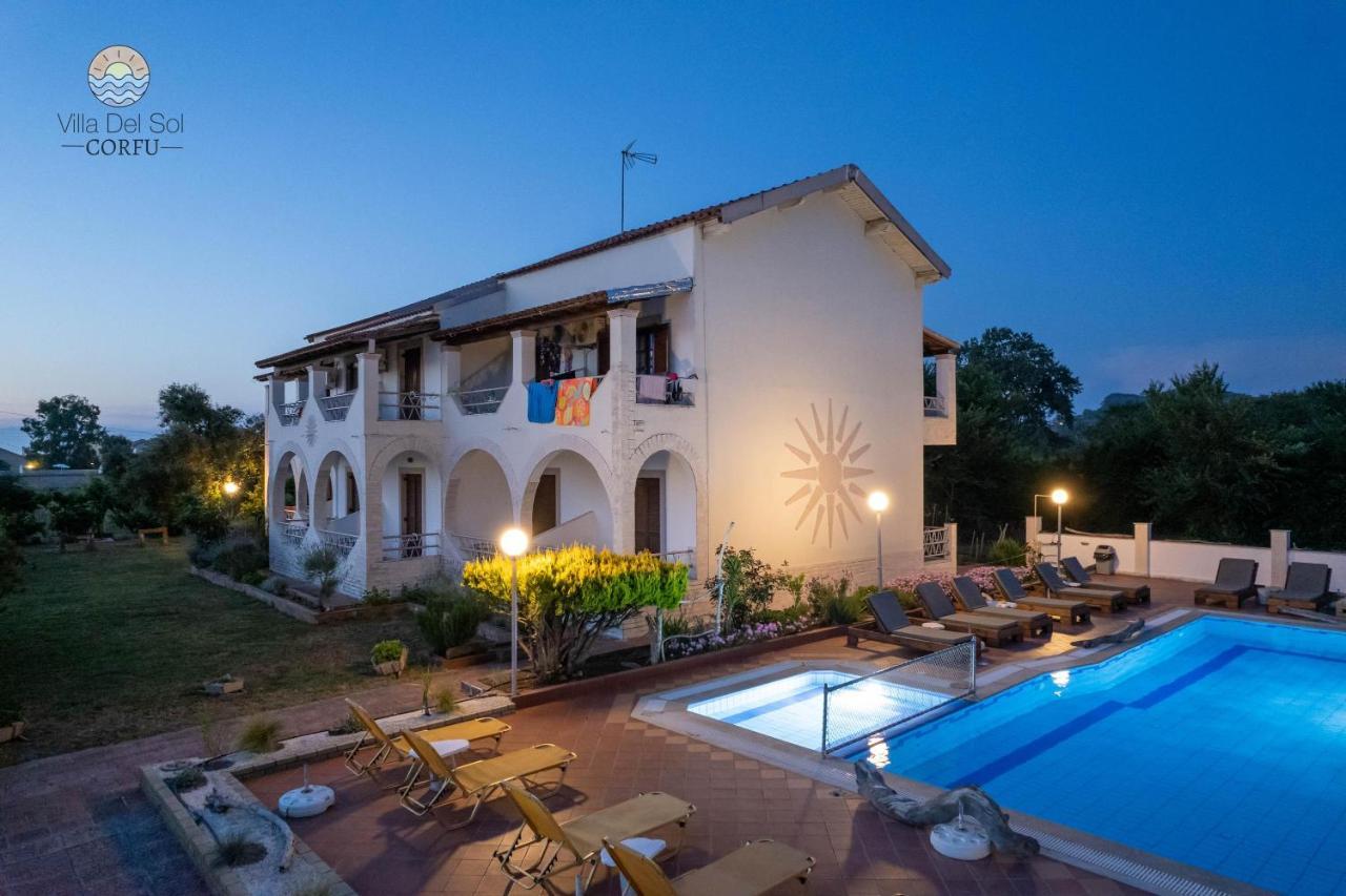 Villa Del Sol Corfu Sidárion Esterno foto