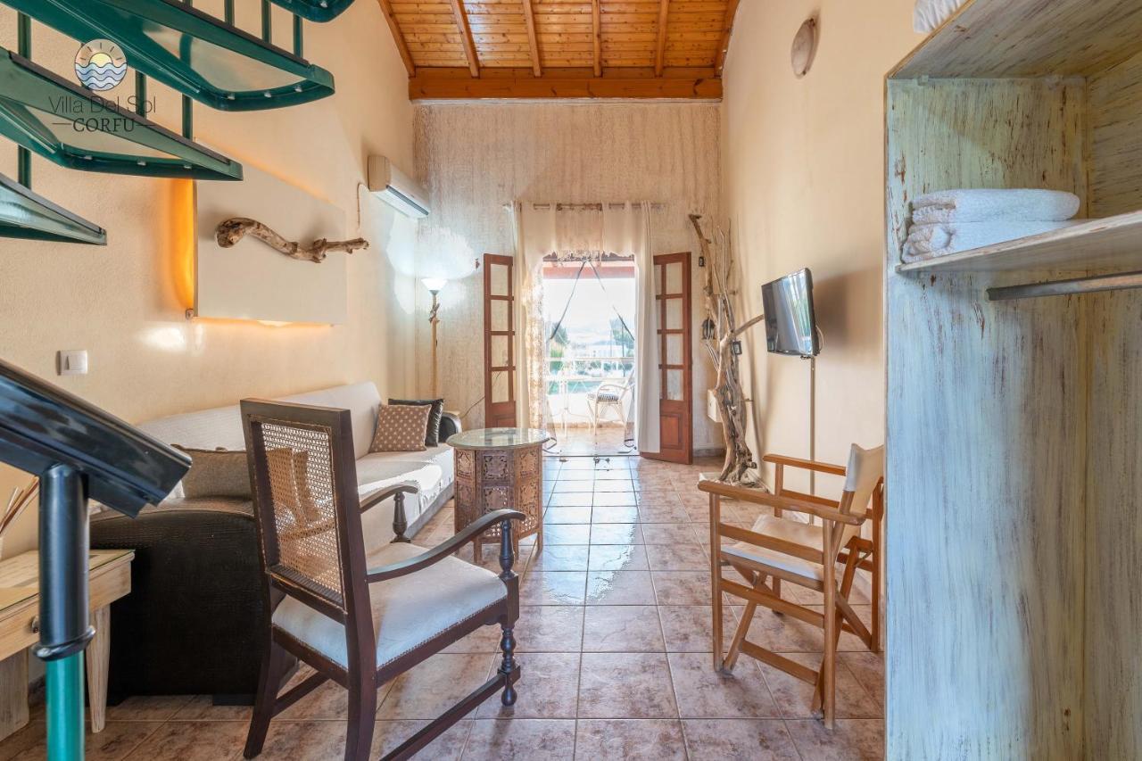 Villa Del Sol Corfu Sidárion Esterno foto