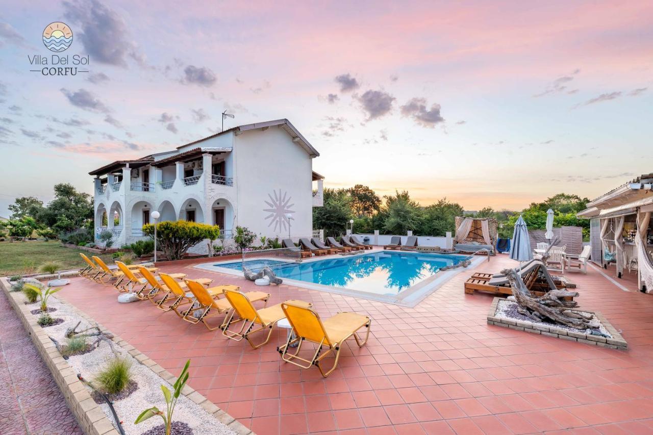 Villa Del Sol Corfu Sidárion Esterno foto