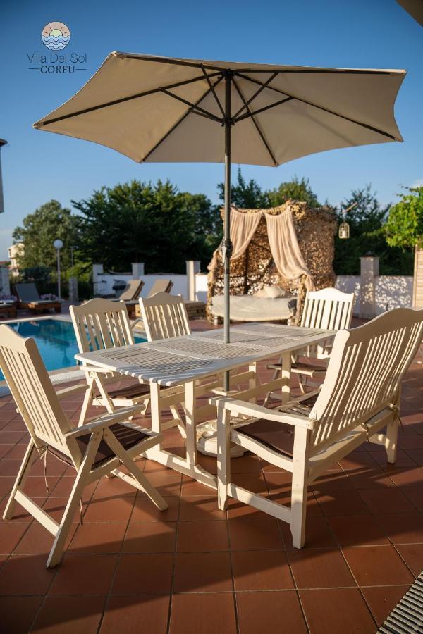 Villa Del Sol Corfu Sidárion Esterno foto