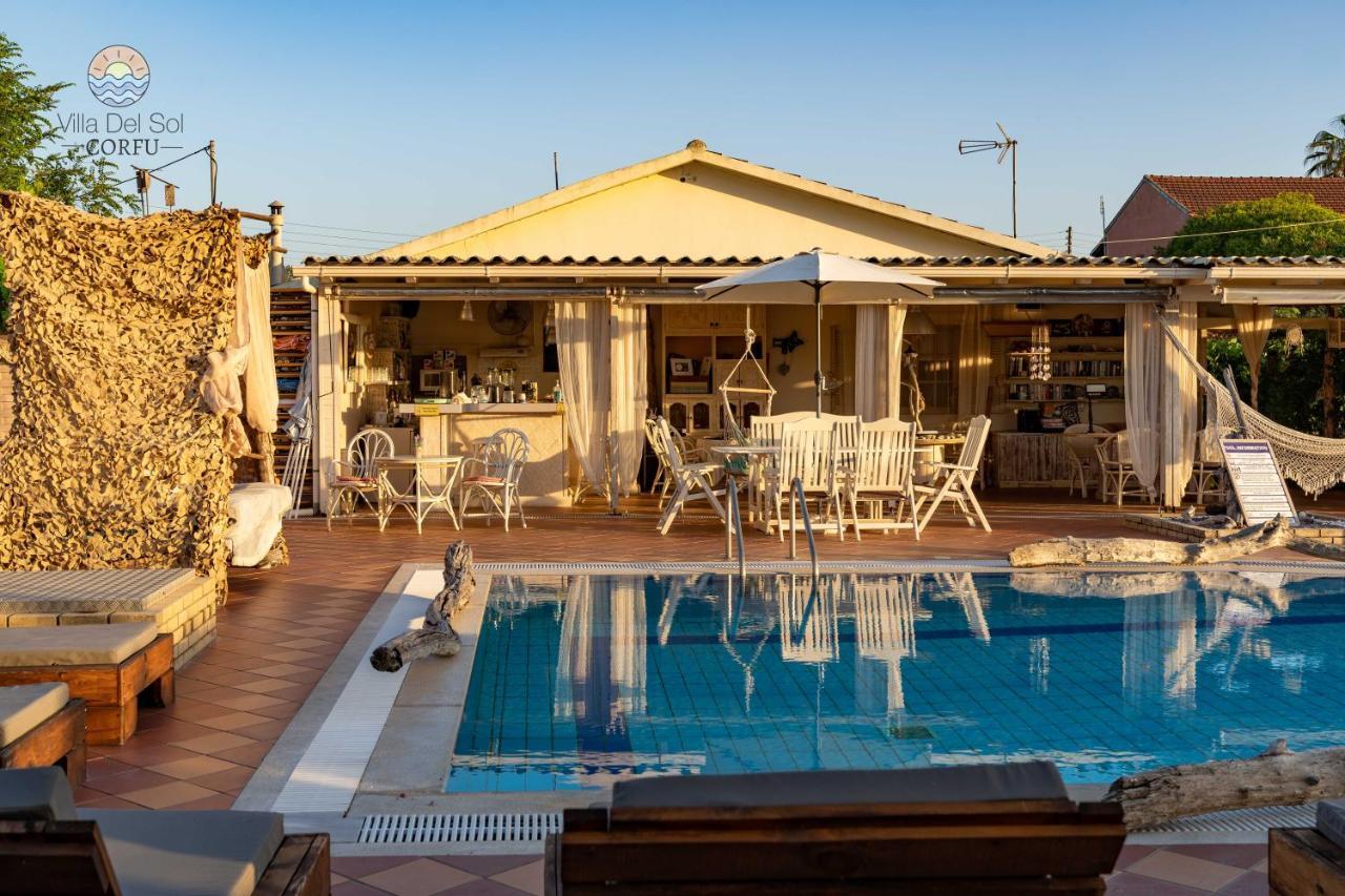 Villa Del Sol Corfu Sidárion Esterno foto